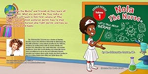 Image du vendeur pour Nola The Nurse: Let's Talk About Germs Vol1. 1 Coloring Book [Soft Cover ] mis en vente par booksXpress