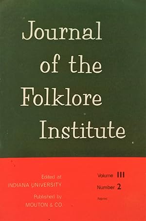 Immagine del venditore per Kalinda - Song of the Battling Troubadours of Trinidad, Journal of the Folklore Institute, August 1966 venduto da The Book Place