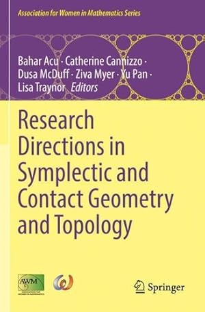 Immagine del venditore per Research Directions in Symplectic and Contact Geometry and Topology (Association for Women in Mathematics Series, 27) [Paperback ] venduto da booksXpress