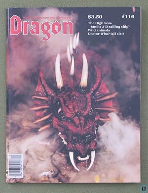Imagen del vendedor de Dragon Magazine, Issue 116: Water Adventures (5 articles), 6 Doctors in DR WHO a la venta por Wayne's Books