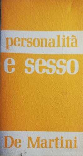Seller image for Personalit e sesso for sale by librisaggi