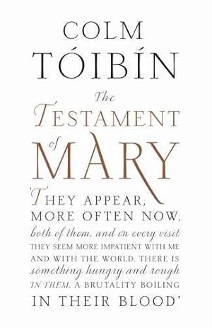 Seller image for The Testament of Mary for sale by WeBuyBooks