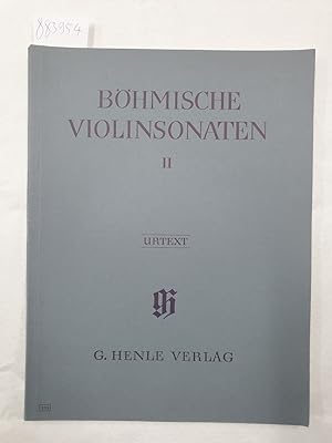 Immagine del venditore per Bhmische Violinsonaten II : Urtext : venduto da Versand-Antiquariat Konrad von Agris e.K.