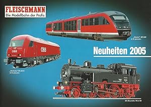 Imagen del vendedor de Fleischmann. Die Modellbahn der Profis. Neuheiten 2005. a la venta por Lewitz Antiquariat