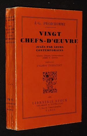 Bild des Verkufers fr Vingt chefs-d'oeuvre, jugs par leurs contemporains zum Verkauf von Abraxas-libris