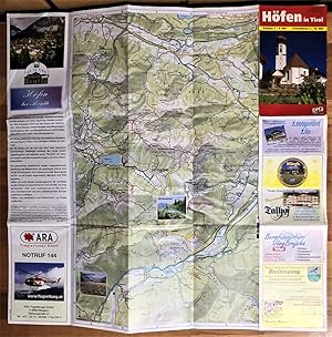 Höfen in Tirol : Ortsplan 1:8.000 , Freizeitkarte 1:40 000 , Hrsg.: Tourismusverband Reutte bei H...