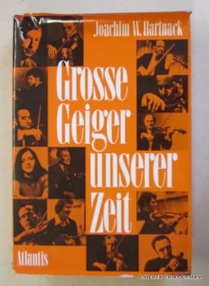 Imagen del vendedor de Groe Geiger unserer Zeit. berarbeitete u. ergnzte Neuausgabe. Zrich, Atlantis, 1977. Mit fotografischen Tafelabbildungen. 326 S. Or.-Lwd. mit Schutzumschlag; dieser mit Einrissen. (ISBN 3761105274). a la venta por Jrgen Patzer