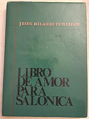 Bild des Verkufers fr Libro de amor para Salonica. zum Verkauf von Aaromadelibros