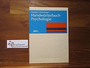 Handwörterbuch Psychologie. Asanger . / Digitale Bibliothek ; 23