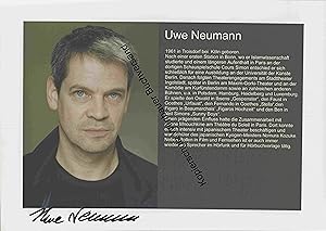 Image du vendeur pour Original Autogramm Uwe Neumann /// Autograph signiert signed signee mis en vente par Antiquariat im Kaiserviertel | Wimbauer Buchversand