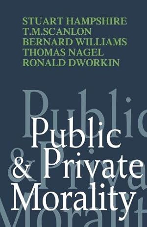 Immagine del venditore per Public and Private Morality venduto da WeBuyBooks