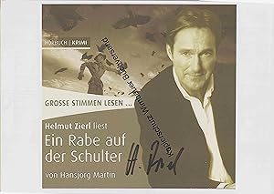 Bild des Verkufers fr Original Autogramm Helmut Zierl /// Autogramm Autograph signiert signed signee zum Verkauf von Antiquariat im Kaiserviertel | Wimbauer Buchversand