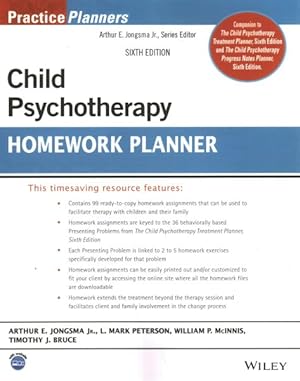 Seller image for Child Psychotherapy Homework Planner for sale by GreatBookPrices