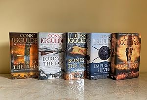Seller image for Wolf of the Plains | Lords of the Bow | Bones of the Hills | Empire of Silver | Conqueror (The Conqueror Series | Five Volumes Complete) for sale by Little Stour Books PBFA Member