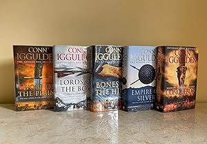 Seller image for Wolf of the Plains | Lords of the Bow | Bones of the Hills | Empire of Silver | Conqueror (The Conqueror Series | Five Volumes Complete) for sale by Little Stour Books PBFA Member