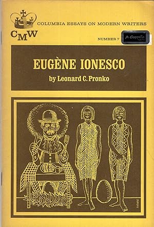 Immagine del venditore per EUGENE IONESCO [COLUMBIA ESSAYS ON MODERN WRITERS NUMBER 7] venduto da A Cappella Books, Inc.