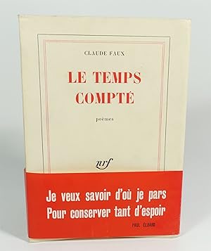 Immagine del venditore per Le temps compt. Pomes venduto da Librairie L'Autre sommeil