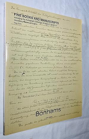 Seller image for Fine Books and Manuscripts; Including the Autograph Collection of Harry E. Gould, Jr. 9 December 2015 for sale by Hadwebutknown