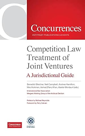 Immagine del venditore per Competition Law Treatment of Joint Ventures: A Jurisdictional Guide venduto da WeBuyBooks