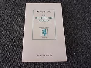 Seller image for LE DICTIONNAIRE KHAZAR. Roman lexique for sale by occasion de lire