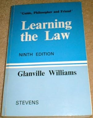 Imagen del vendedor de Learning the Law a la venta por WeBuyBooks