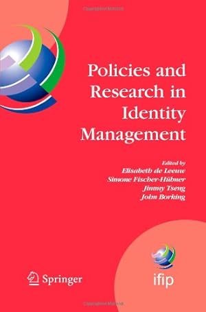 Seller image for Policies and Research in Identity Management: First IFIP WG 11.6 Working Conference on Policies and Research in Identity Management (IDMAN'07), RSM . and Communication Technology (261)) [Paperback ] for sale by booksXpress