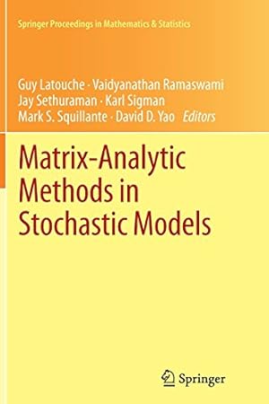 Seller image for Matrix-Analytic Methods in Stochastic Models (Springer Proceedings in Mathematics & Statistics) [Paperback ] for sale by booksXpress