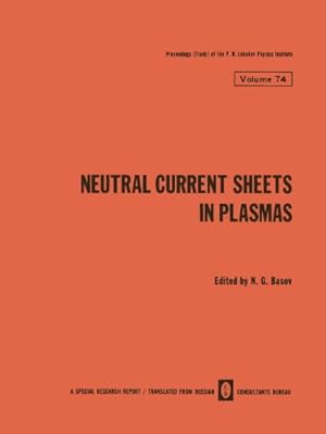 Image du vendeur pour Neutral Current Sheets in Plasmas (The Lebedev Physics Institute Series) by Basov, N. G. [Paperback ] mis en vente par booksXpress