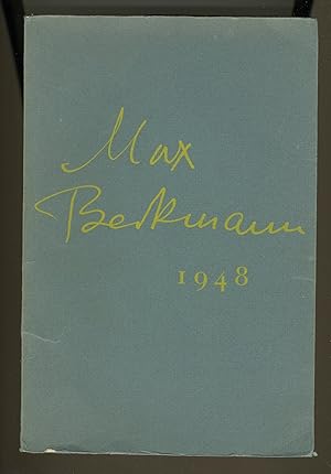 Seller image for MAX BECKMANN 1948 for sale by Daniel Liebert, Bookseller