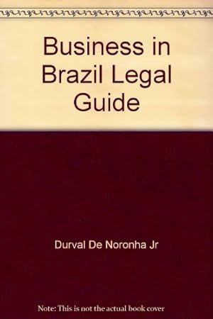 Bild des Verkufers fr Business in Brazil Legal Guide zum Verkauf von WeBuyBooks