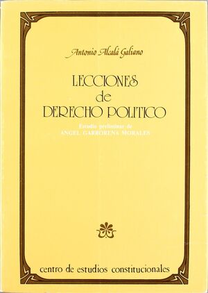 Seller image for LECCIONES DE DERECHO POLTICO for sale by Antrtica