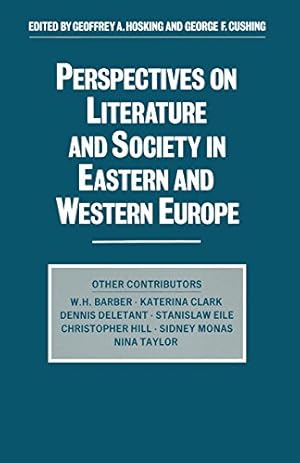 Seller image for Perspectives on Literature and Society in Eastern and Western Europe [Paperback ] for sale by booksXpress