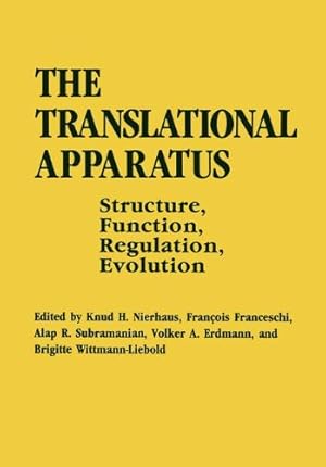 Immagine del venditore per The Translational Apparatus: Structure, Function, Regulation, Evolution [Paperback ] venduto da booksXpress