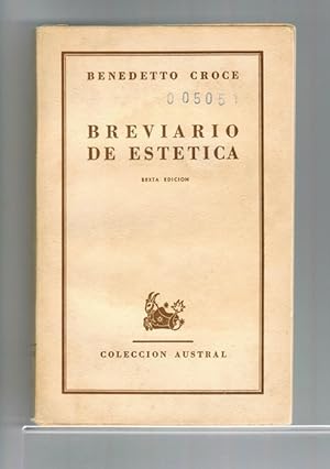 Seller image for Brevario de esttica. for sale by La Librera, Iberoamerikan. Buchhandlung