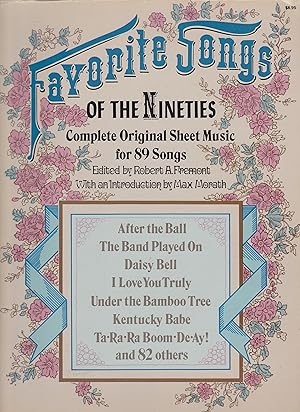 Favorite Songs of the 1890s (Dover Song Collections)