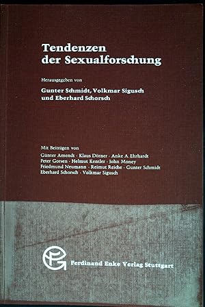 Immagine del venditore per Tendenzen der Sexualforschung. Beitrge zur Sexualforschung ; Bd. 49 venduto da books4less (Versandantiquariat Petra Gros GmbH & Co. KG)