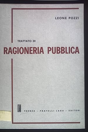 Trattato di Ragioneria Pubblica.