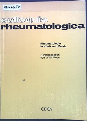 Bild des Verkufers fr Rheumatologie in Klinik und Praxis : 5. Fortbildungsveranst. d. III. Med.-Rheumatolog. Abt. d. Allg. Krankenhauses Eilbek u.d. Dt. Rheuma-Liga, Landesverb. Hamburg, 27. Mai 1978 in Hamburg. Colloquia Rheumatologica ; 4; Aktuelle Rheumaprobleme zum Verkauf von books4less (Versandantiquariat Petra Gros GmbH & Co. KG)