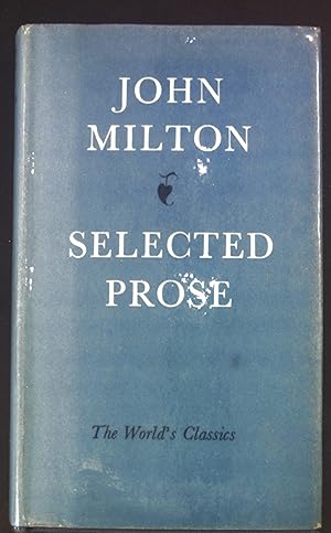 Imagen del vendedor de Milton's Prose. a la venta por books4less (Versandantiquariat Petra Gros GmbH & Co. KG)