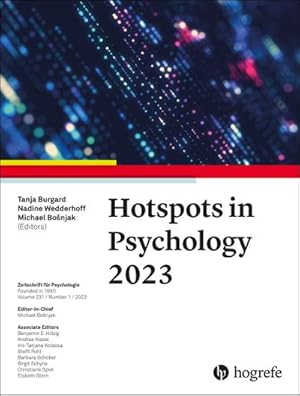 Seller image for Hotspots in Psychology 2023 for sale by AHA-BUCH GmbH