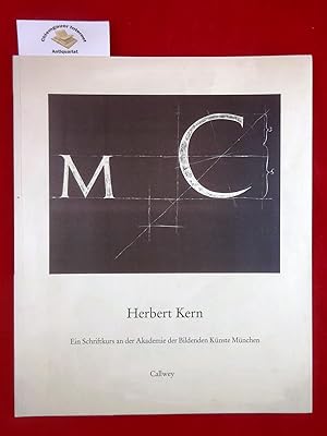 Ein Schriftkurs an der Akademie der Bildenden Künste München. Mit einem Beitrag von Bernhard Lypp...
