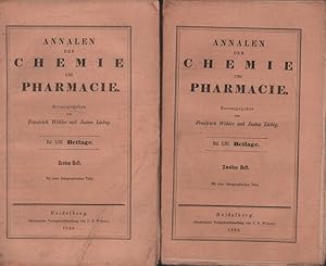 Annalen der Chemie und Pharmacie. BAND LIII. Beilage, Hefte 1 und 2 (in 2 Heften). Hrsg. v. Fried...