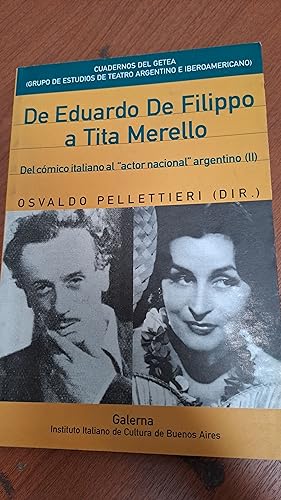 Seller image for De Eduardo De Filippo a Tita Merello for sale by Libros nicos