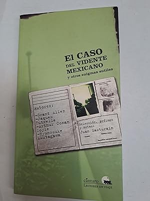 Seller image for El caso del vidente mexicano y otros enigmas sutiles for sale by Libros nicos