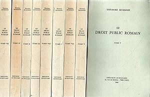 Le Droit Public Romain (8 vv)