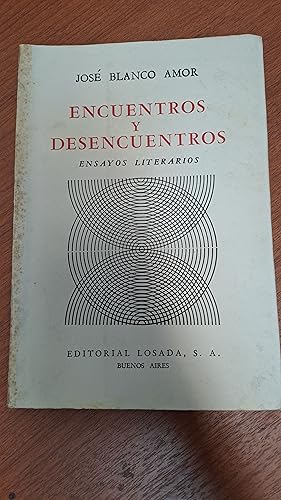 Imagen del vendedor de Encuentros y desencuentros a la venta por Libros nicos