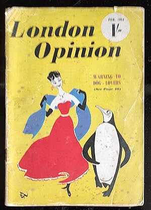 Imagen del vendedor de London Opinion and the Humorist. Magazine February 1954 a la venta por Shore Books