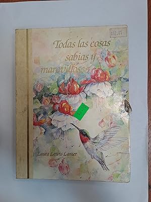 Seller image for Todas las cosas sabias y maravillosas for sale by Libros nicos