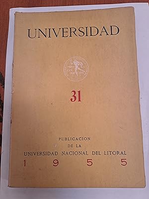 Immagine del venditore per Universidad, 31 venduto da Libros nicos