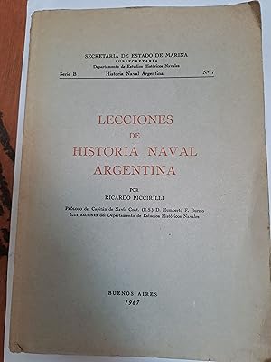 Seller image for Lecciones de Historia Naval Argentina for sale by Libros nicos